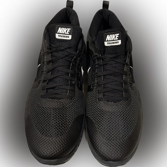 NIKE ZOOM BLACK WHITE DOMINATION TRAINING SHOES 10.5 917708-001 ATHLETIC CASUAL - Picture 2 of 7